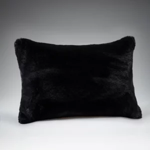 Bedroom Cushion, Soft Black