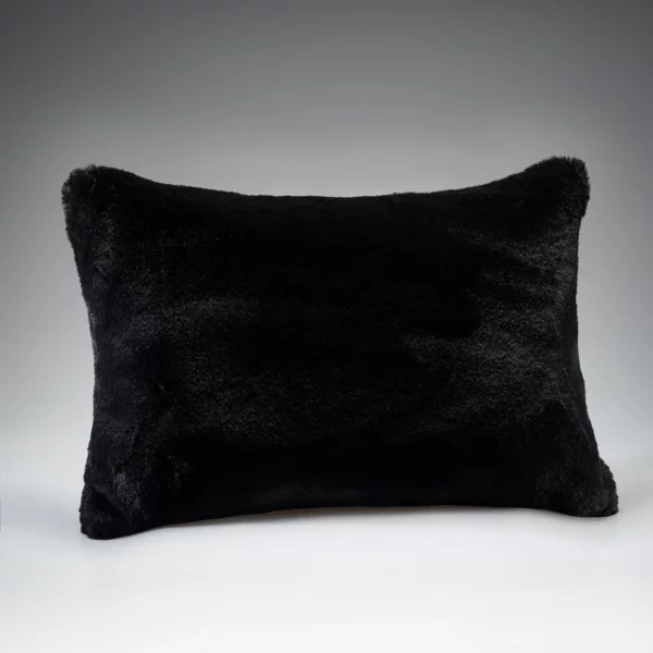 Bedroom Cushion, Soft Black