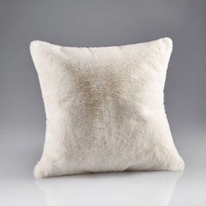 Soft Cream Faux Fur Cushion