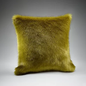 Spinach Faux Fur Cushion