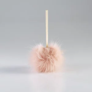 Rose Pink Faux Fur Bauble