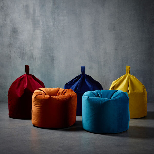 Luxe Velvet Bean Bags Group