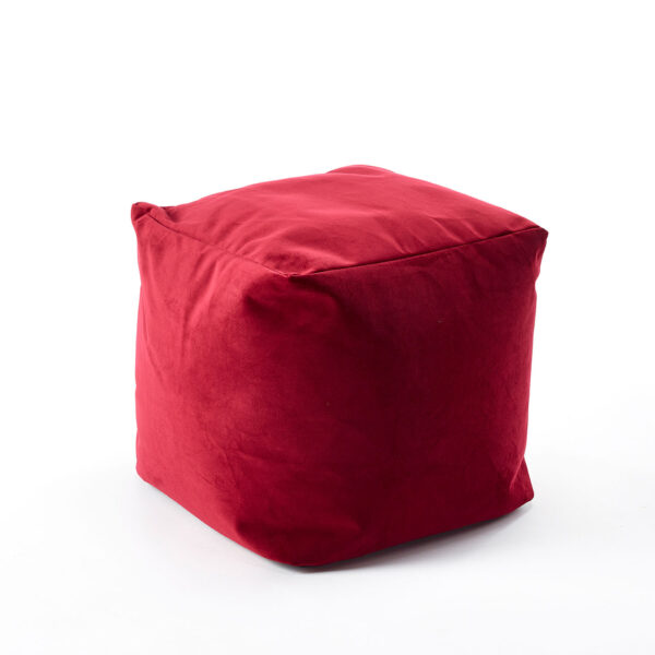 Cranberry Luxe Velvet Bean Cube